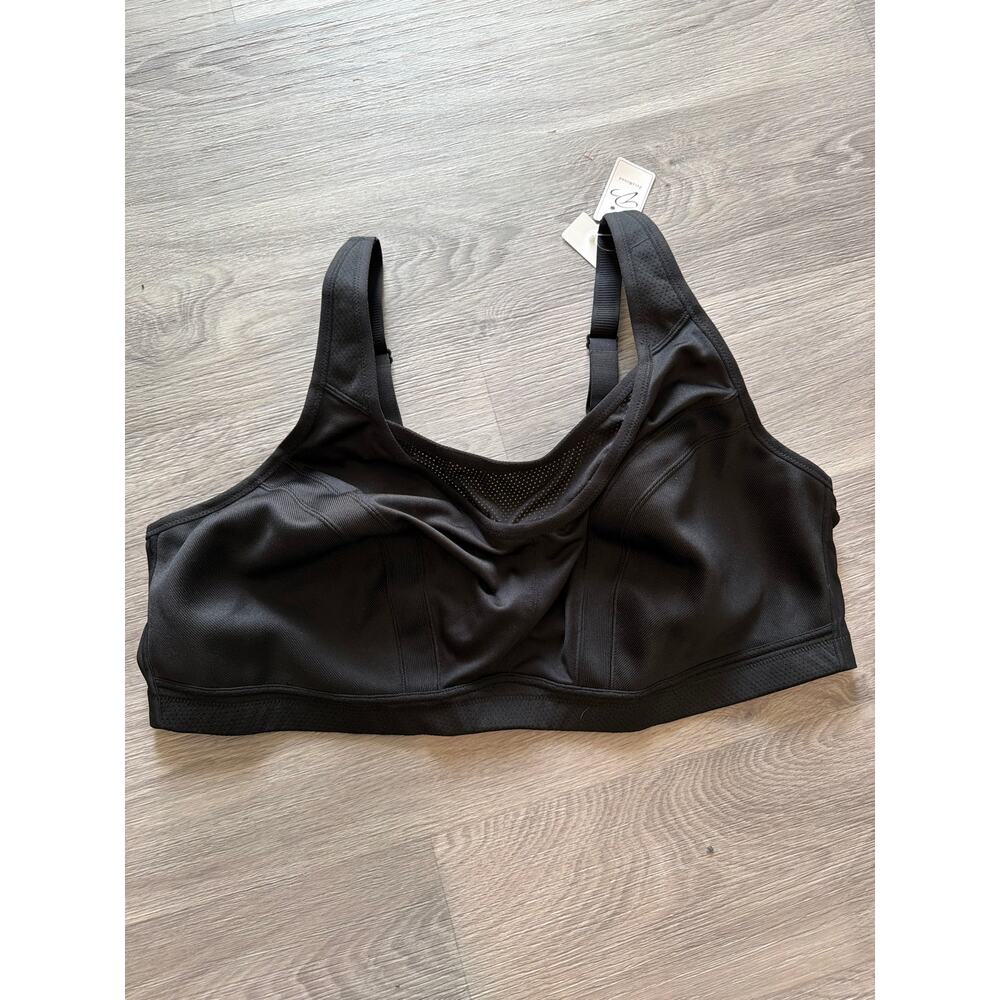 NWT ZeroBound black bra size 48DDD